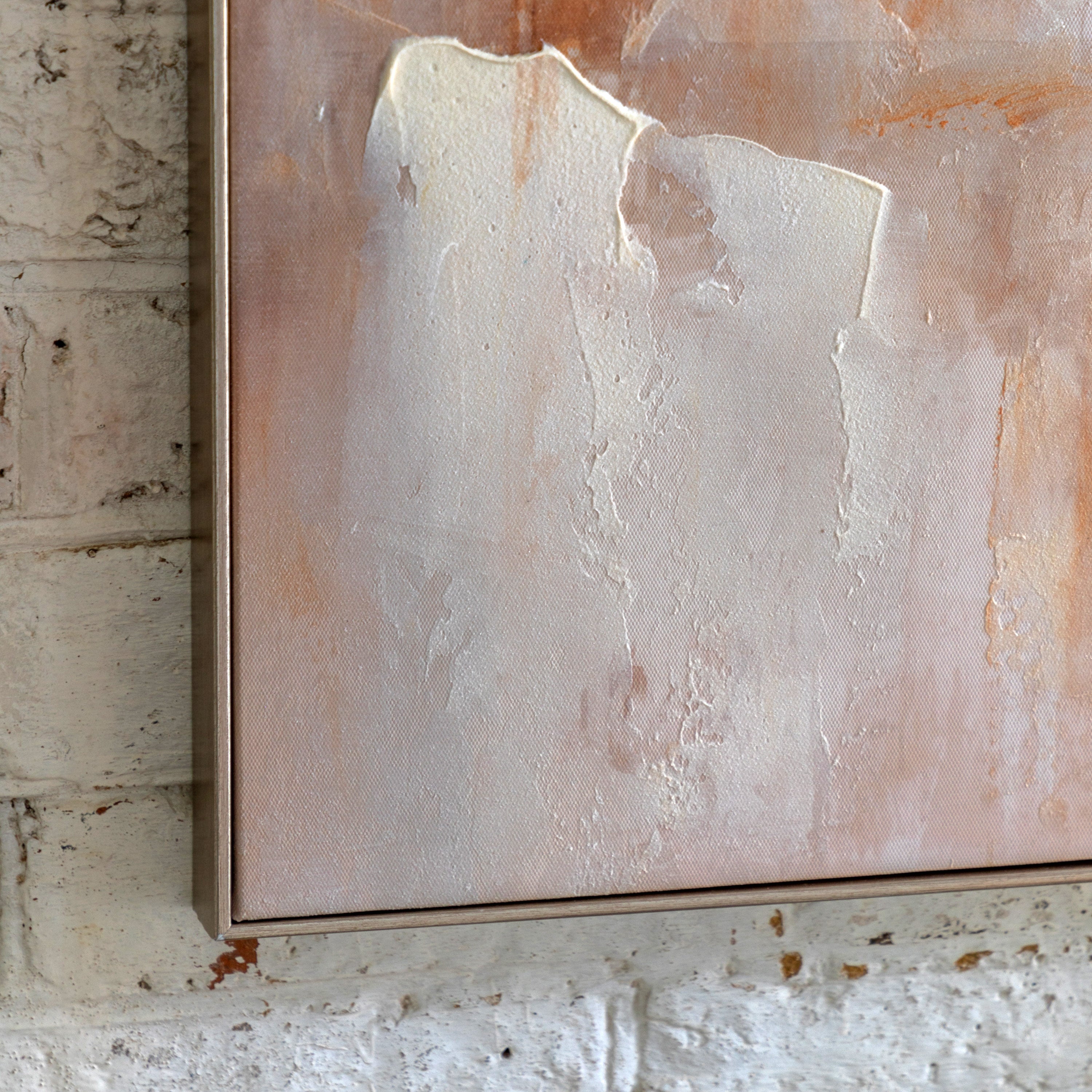Warm Haze Framed Canvas Wall Art